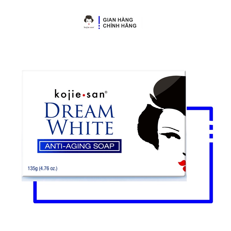 Xà bông tắm trắng, ngăn ngừa lão hoá KOJIESAN DREAMWHITE hàng chính hãng 135gram