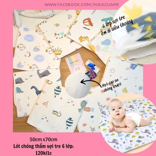 Lót chống thắm cho bé - Sợi tre