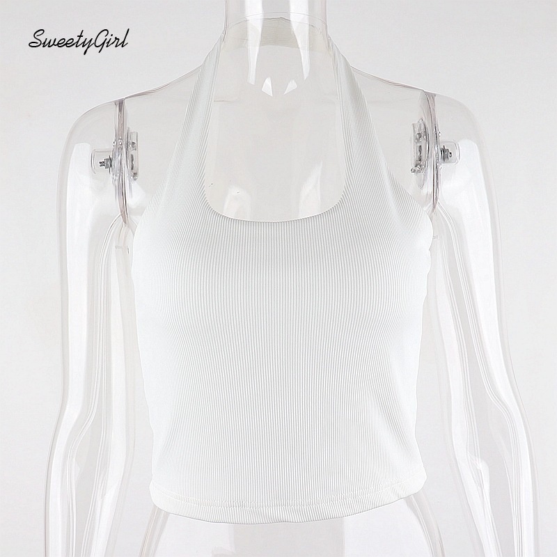 Áo Tank Top Cổ Tròn Màu Trơn Thời Trang 2022 Quyến Rũ Cho Nữ