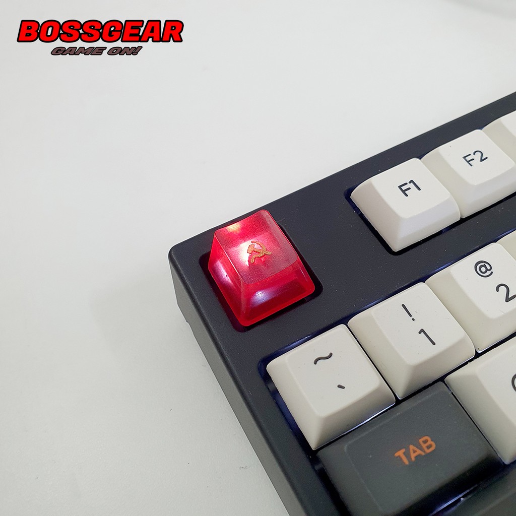 Keycap Lẻ cờ búa liềm cờ đảng ( keycap resin độc lạ )( Keycap Artisan )