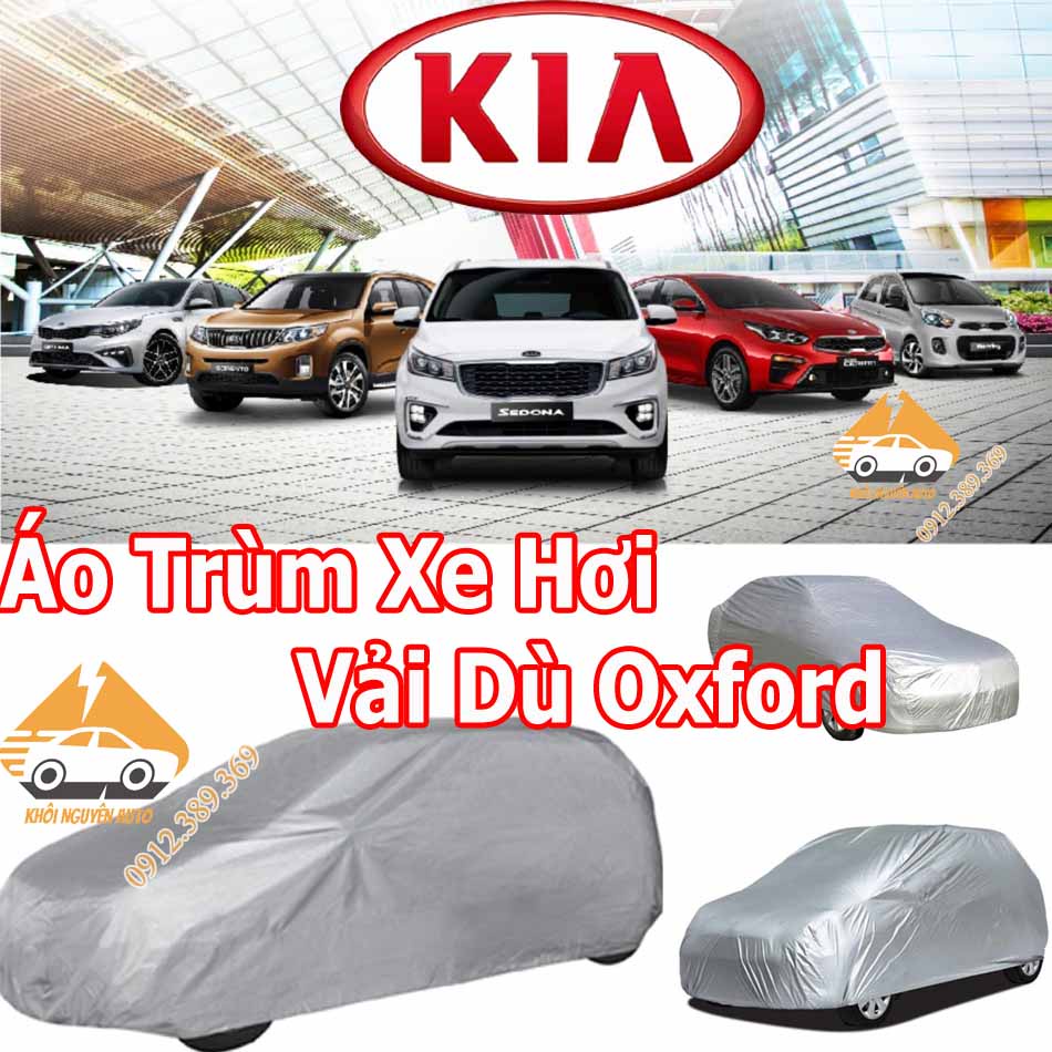 Áo Trùm Xe Hơi KIA: Cerato, Forte, K5, K3, Sportage, Morning, Optima, Rio, Soloto, Sorento, Seltos, Sedona