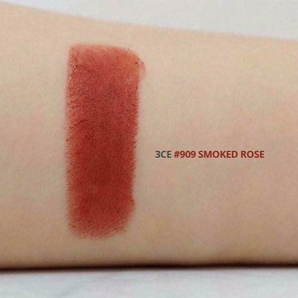 SON THỎI 3CE - 909 SMOKED ROSE ( BẢN VỎ ĐEN)