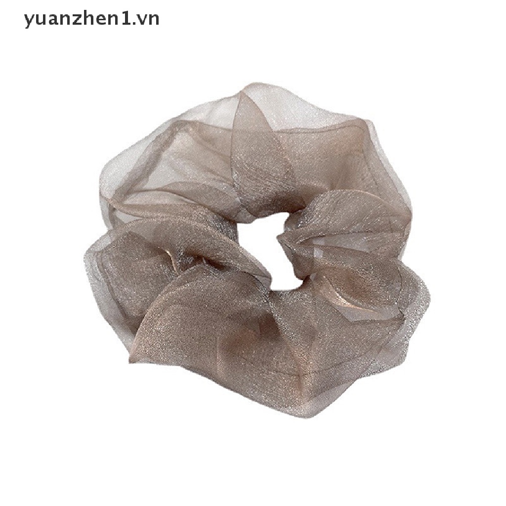 Dây Cột Tóc Scrunchies Co Giãn Thời Trang Cho Nữ