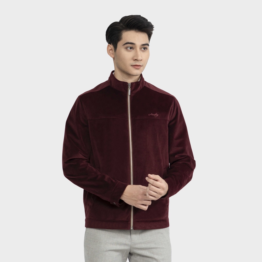 Áo khoác nam ARISTINO phom Regular Fit suông nhẹ, chất vải nhung mịn, màu sắc tinh tế, lịch lãm - AJK029W2