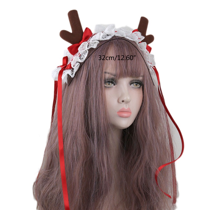 Băng Đô Nơ Ren Hóa Trang Lolita