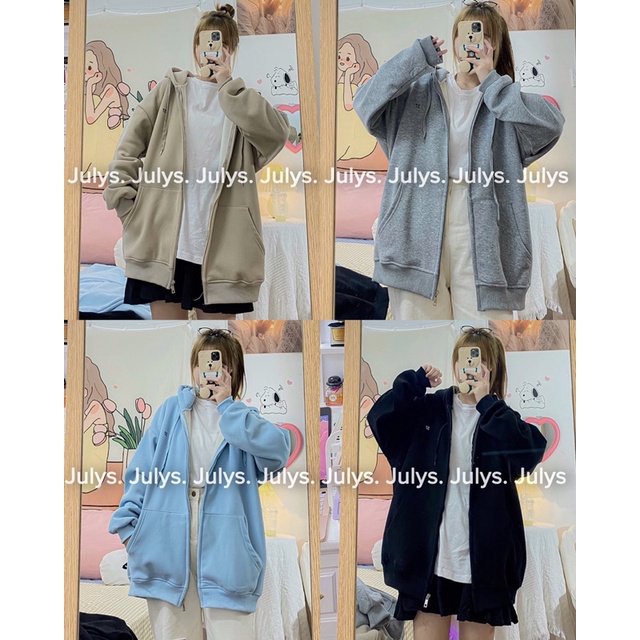 Áo HOODIE zip nỉ lót nhung 37 (ảnh thật shop chụp kèm video)