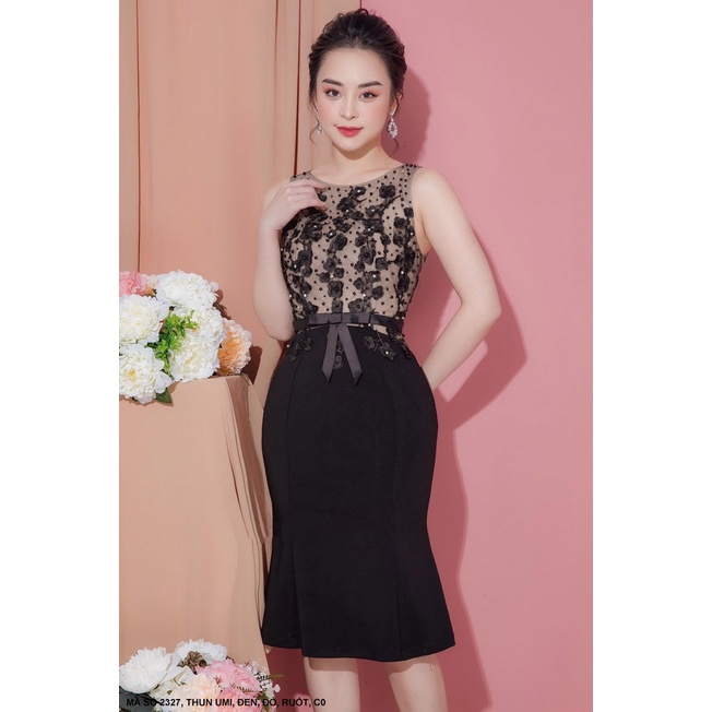 ĐẦM SÁT NÁCH CỘT NƠ EO mã số 2327
