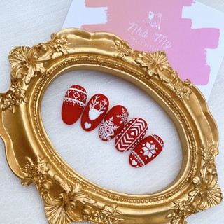 [Nail Box] móng úp sẵn thiết kế noel