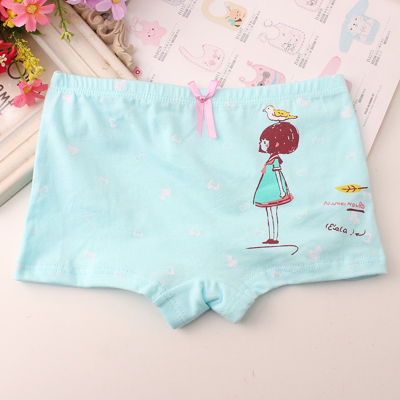 Set 4 quần chip cho bé gái, mẫu mới 2022, chất liệu cotton thoáng mát - Hàng Quảng Châu Cao Cấp