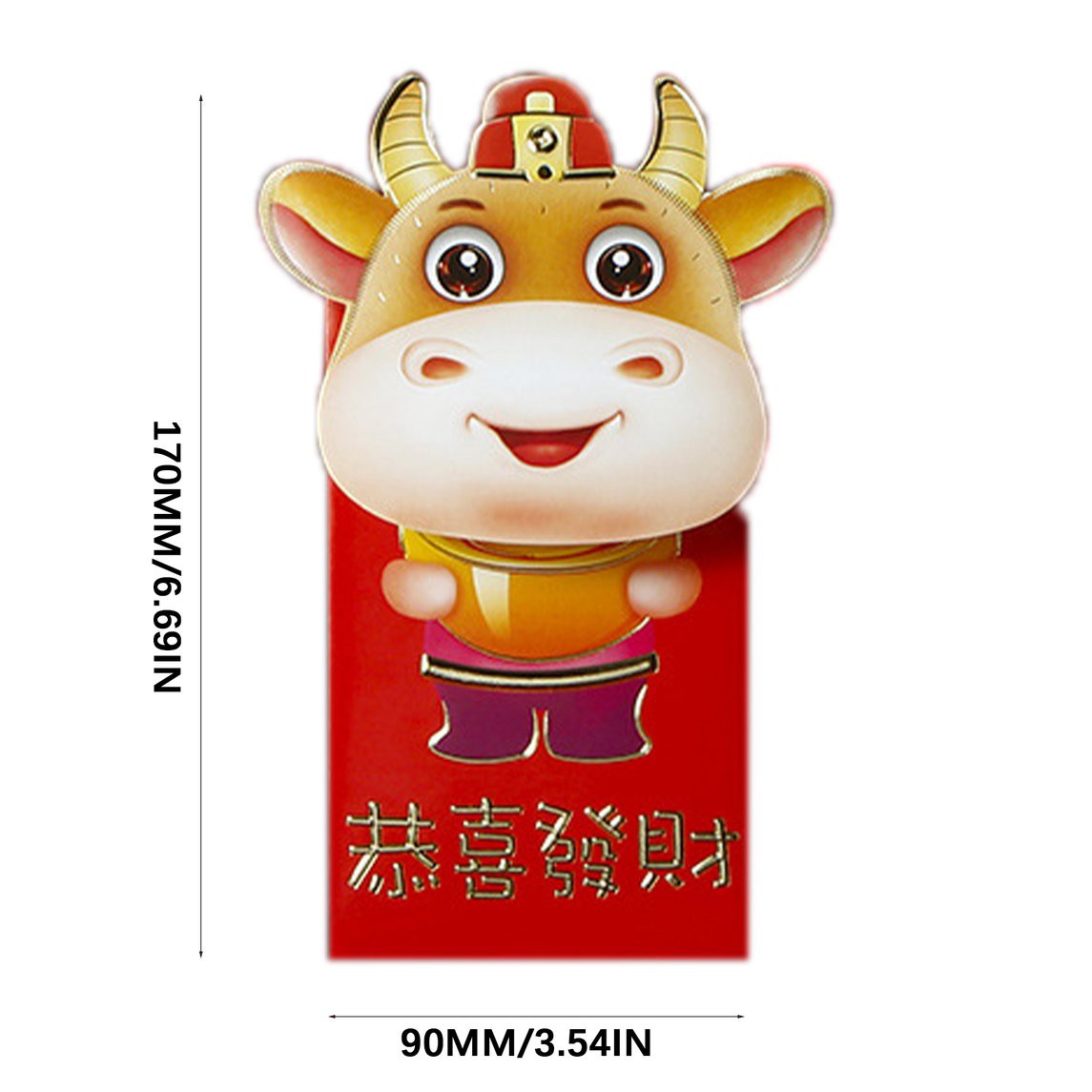 Bộ 3 Bao Lì Xì Năm Mới Họa Tiết Hoạt Hình Xinh Xắn