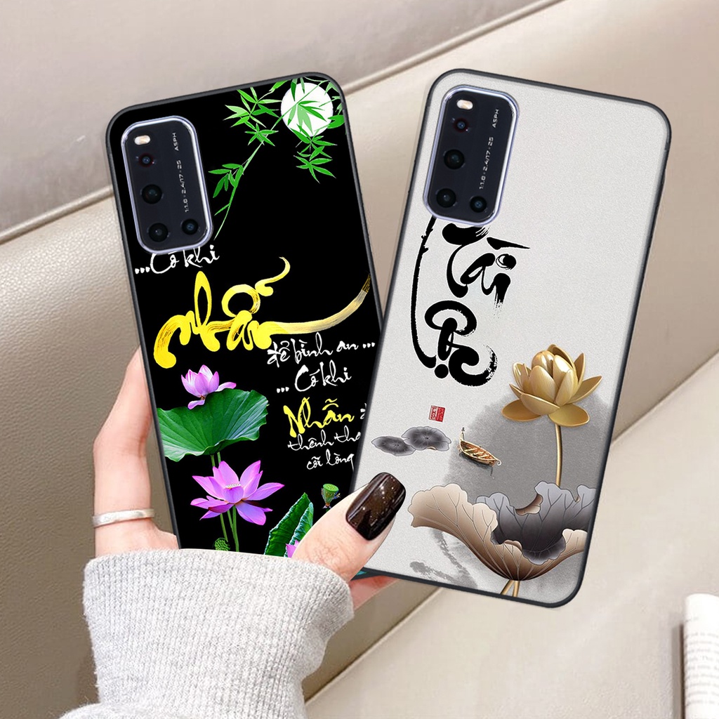 Ốp lưng Vivo V19 in hình chữ tài chữ lộc, Cha Mẹ, bình an SIÊU ĐẸP