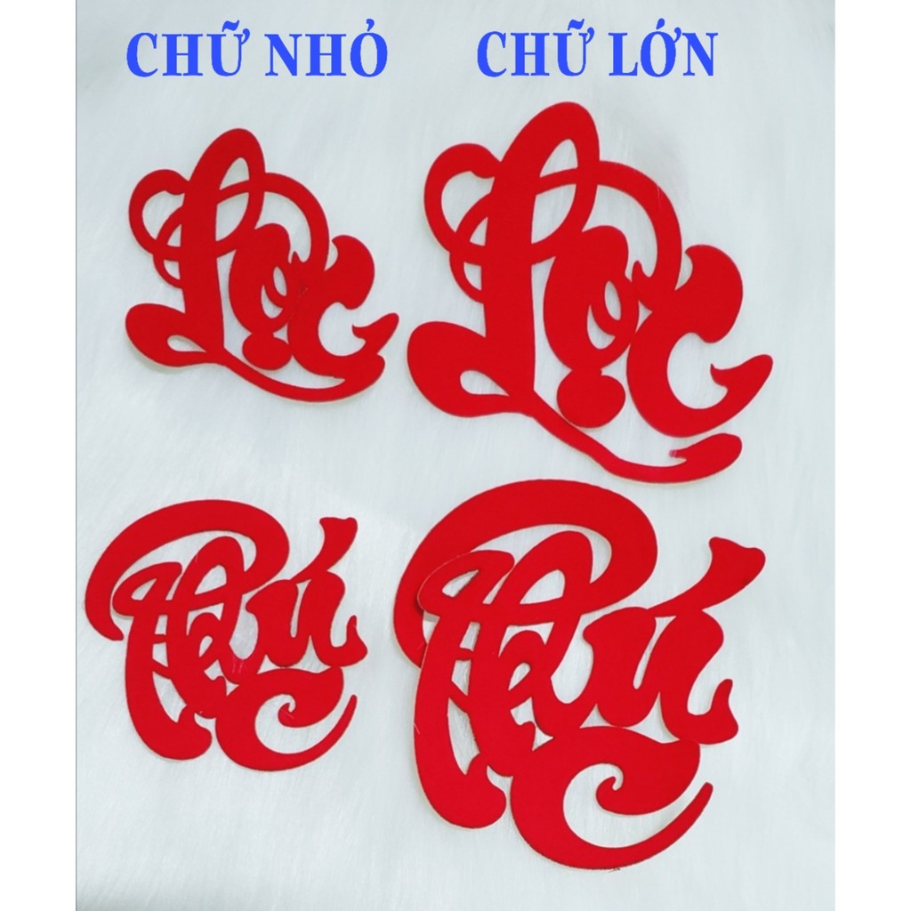 CHỮ TÀI-LỘC-PHÁT-PHÚC DÁN TRÁI CÂY - QC214/215