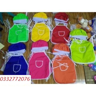 Tạp dề đầu bếp cho bé(1 bộ)