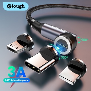 3 Trong 1 540° Cáp Sạc Nhanh Từ Tính 3A Micro USB Loại c