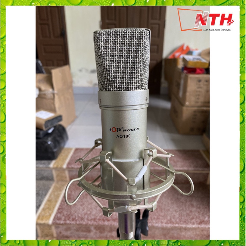Mic Thu Âm Karaoke Livestream AQ100 Siêu Hay, Cực Rẻ, Chất Lượng