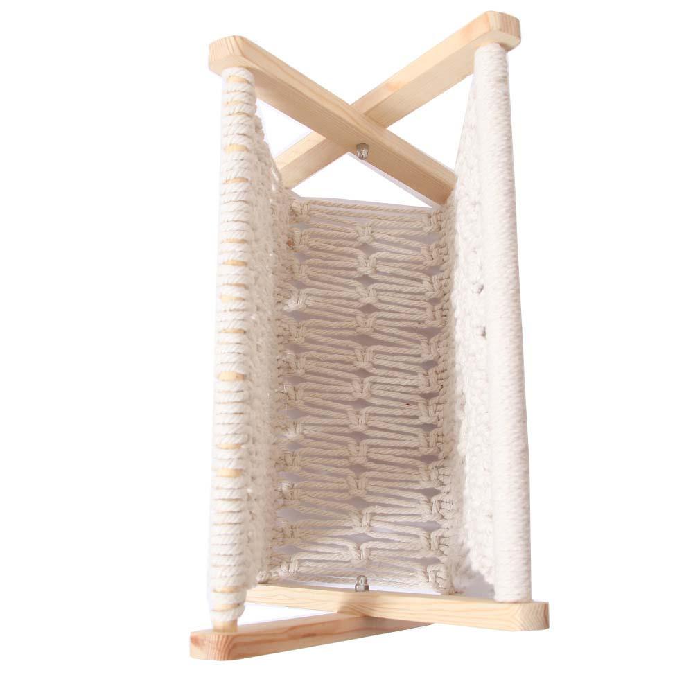 Lloyd Giá Đỡ Báo Bằng Dây Cotton Bện Phong Cách Đồng Quê Bắc Âu Sắp Xếp Gọn Gàng
