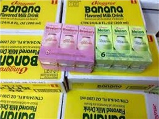 Sữa chuối hộp giấy 200ml Binggrae Hàn Quốc 