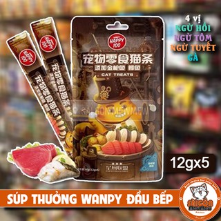 [Mã PETHOT giảm 8% đơn 199K] SÚP THƯỞNG CHO MÈO WANPY MÈO ĐẦU BẾP