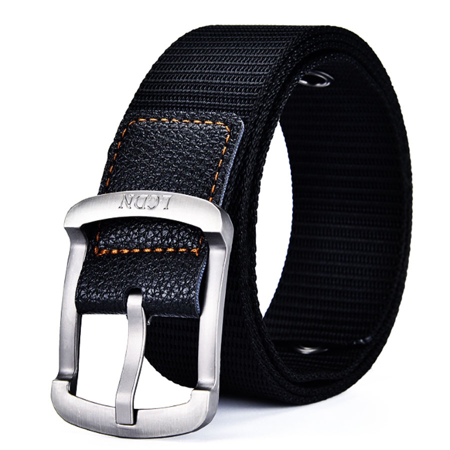 Thắt lưng nam chất liệu vải dù ,Size dài 110cm bền đẹp đầu khóa kim loại - mẫu M50k.