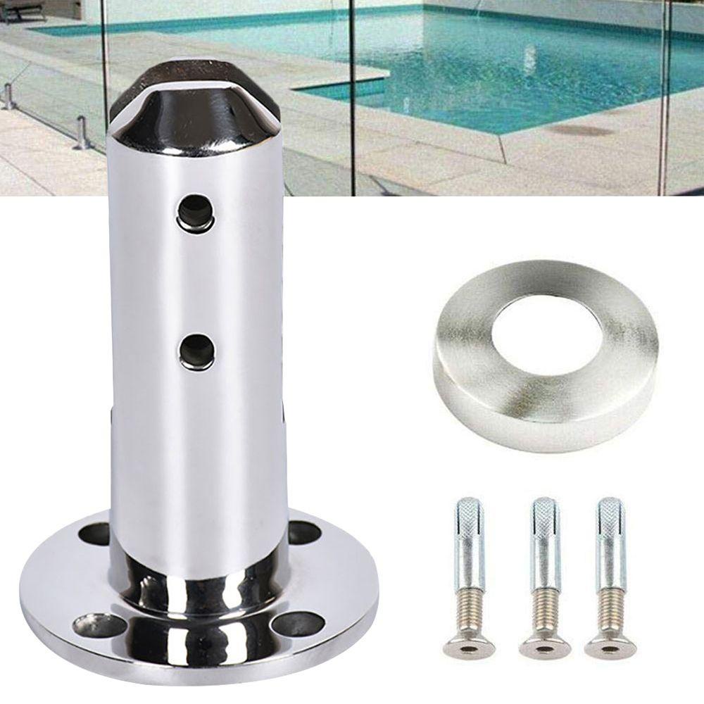 Kẹp Kính Hồ Bơi Bằng Thép Không Gỉ Không Đục Lỗ