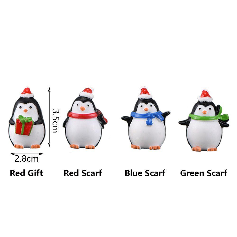 CONOPERY Mô Hình Chim Cánh Cụt Trang Trí Chậu Cây Bonsai Giáng Sinh