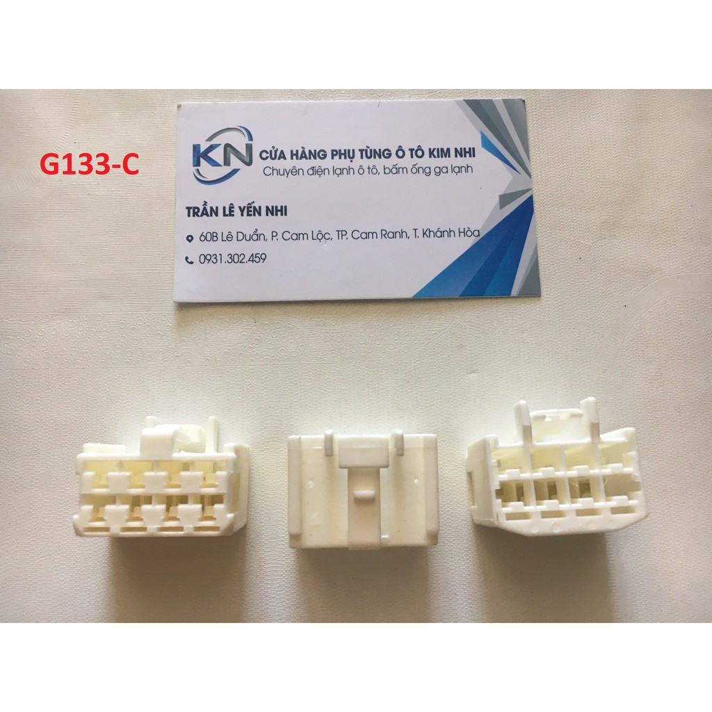 G133-Đầu nối ô tô 8 lỗ (có kèm cos)