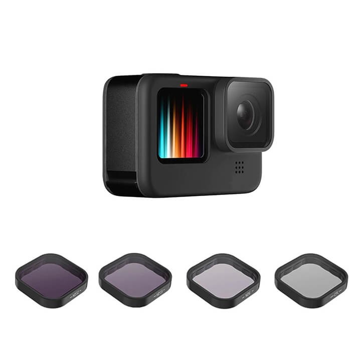KÍNH LỌC CPL VÀ ND GOPRO 12 / 11 / 10 / 9 TELESIN CHÍNH HÃNG