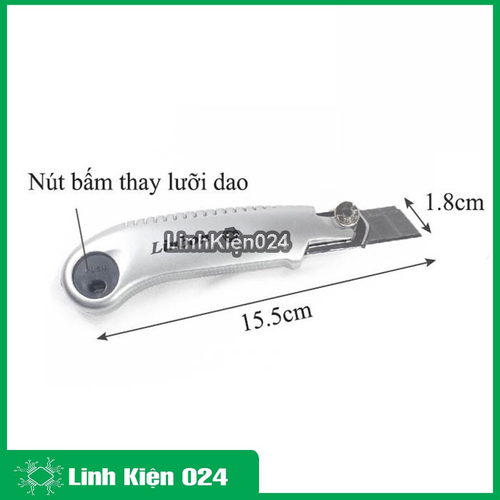 Dao Rọc Giấy Linbon LB005A (Kèm 5 Lưỡi Dao)