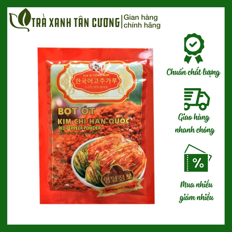 Bột Ớt Kim Chi Hàn Quốc Loại Cao Cấp