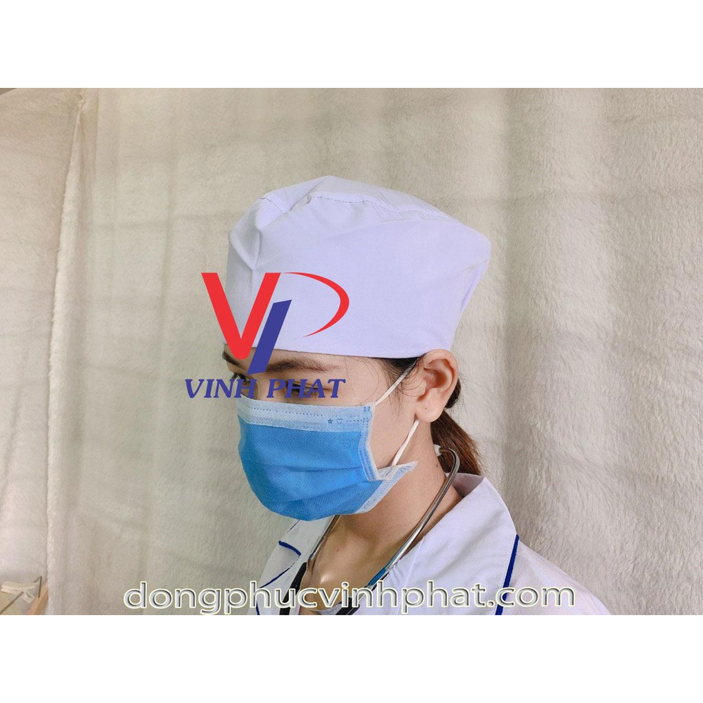 Nón Vải Blouse Y Tế Dùng Cho Bác Sĩ, Y Tá Và Điều Dưỡng, Nón Đội Trùm Đầu Phòng Thí Nghiệm, Nhà Máy Sản Xuất