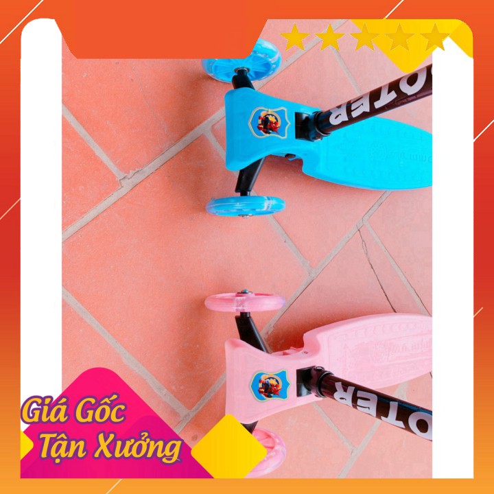 Xe trượt Scooter 3 bánh có bánh xe phát sáng cho bé