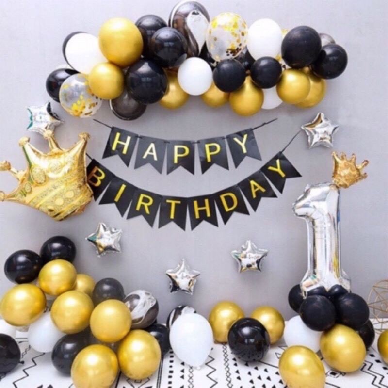 (COMBO 18) Set trang trí sinh nhật lung linh HPBD