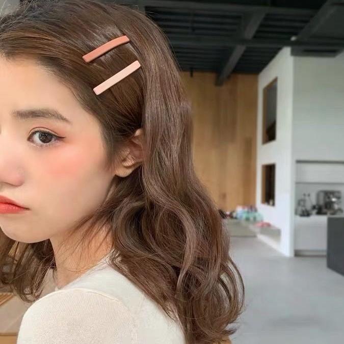 Kẹp Tóc Màu Sắc Macaron Đơn Giản Cho Nữ