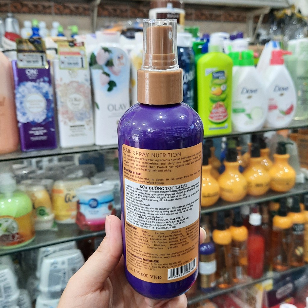 XỊT DƯỠNG TÓC LACEI HAIR SPRAY NUTRITION