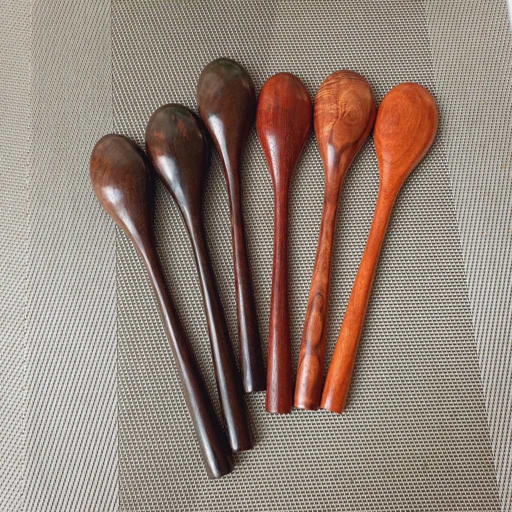 Muỗng, Thìa Gỗ Trắc Lớn Cán Dài 20x3.5cm Ăn Cơm, Súp, Chè, Thìa Decor Trang Trí Chụp Ảnh Của Vitrapro
