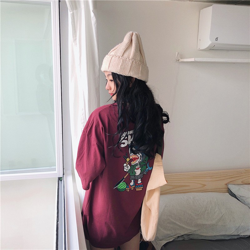 [Mã WA1606 giảm 15% đơn 99k] Áo thun Unisex tay lỡ form rộng_ Form dưới 70kg | BigBuy360 - bigbuy360.vn