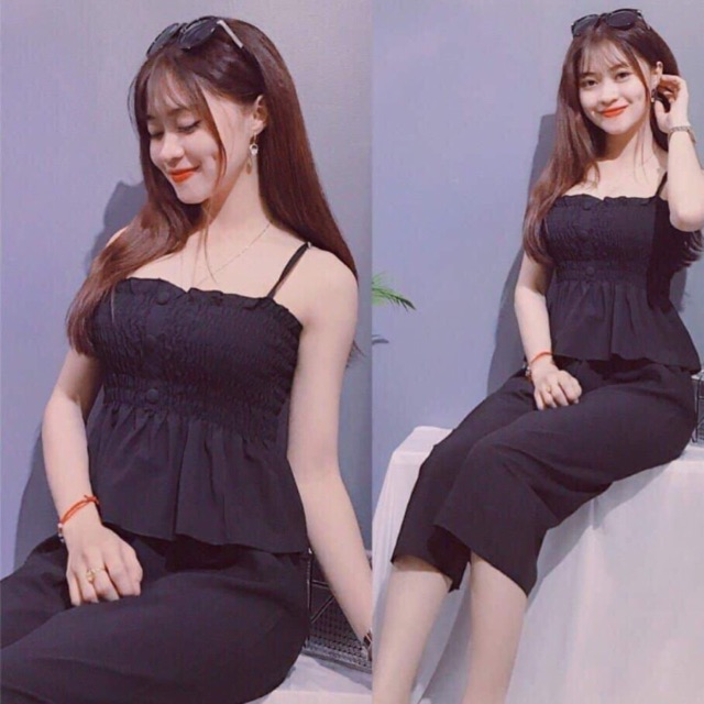Set bộ đồ 2 dây nhún
