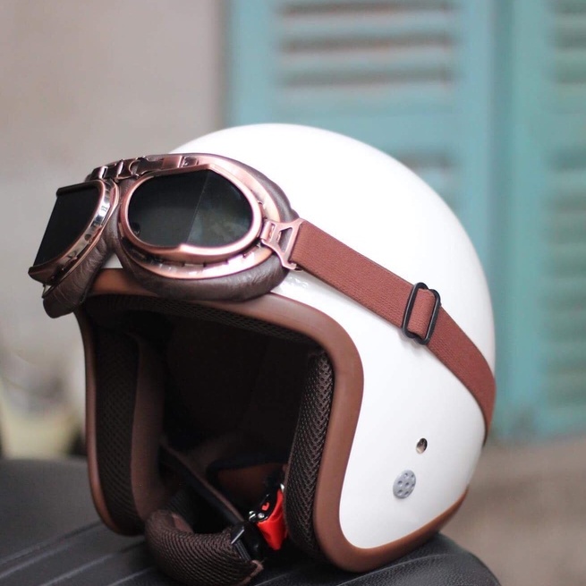 Kính phi công GG450 phụ kiện gắn mũ bảo hiểm dành cho người đi xe máy Arrow Shop