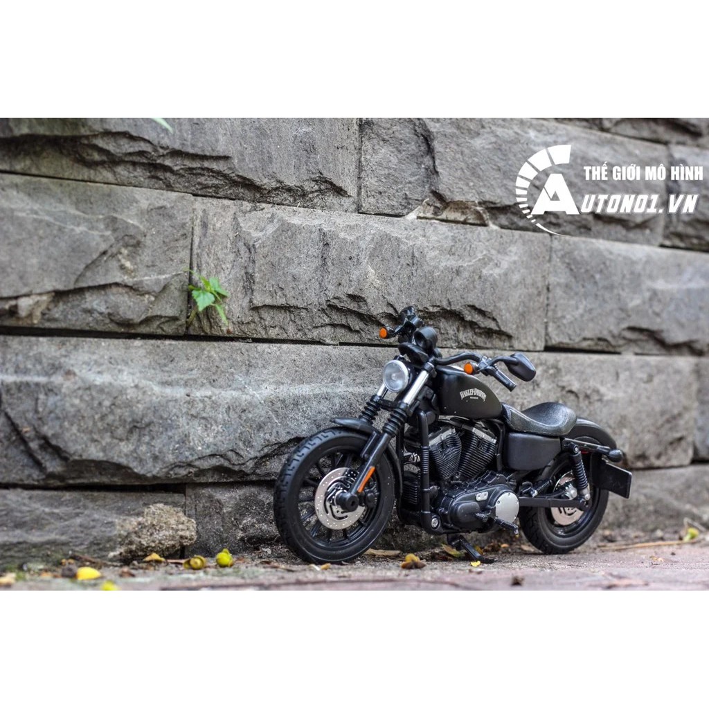 XE MÔ HÌNH ĐỒ CHƠI HARLEY DAVIDSON 13 SPORTSTER IRON 883 1:12 MAISTO 1035