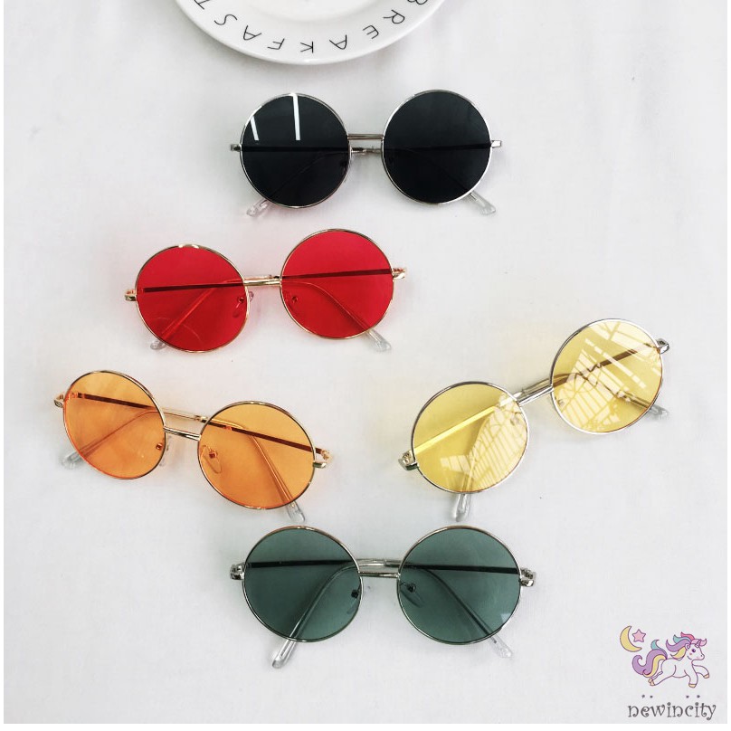 Kính mát gọng kim loại phong cách cổ điển dành cho bé