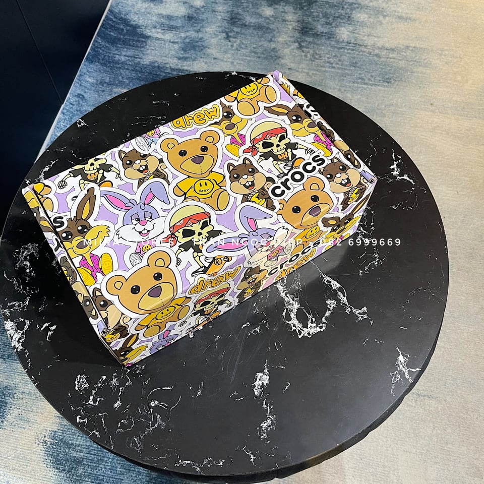 Dép xốp Crocs DREW HOUSE BEST QUALITY YELLOW - vàng