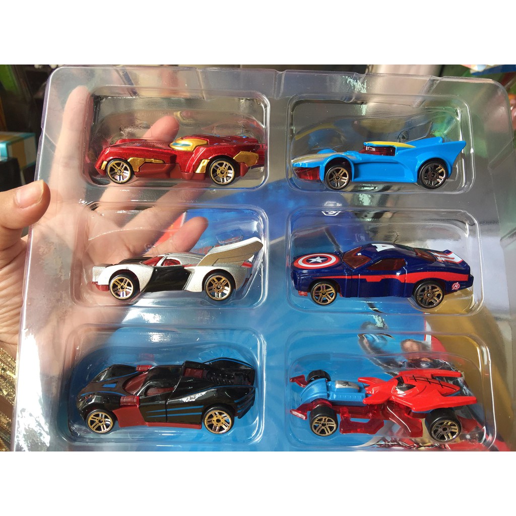 Bộ xe sắt Avengers hàng xịn 6 chiếc