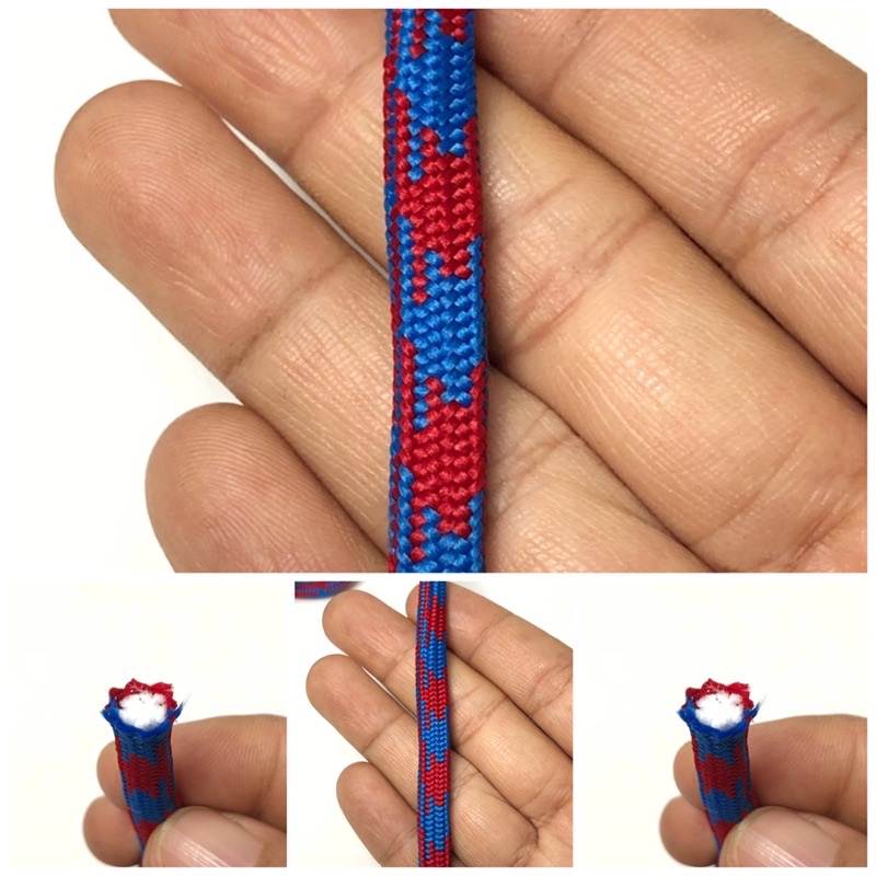 4 sợi - Dây Dù oval 6mm spandex dài 1.4 đến 1.5 mét êm tay + chắc chắn dùng làm sp handmade, căng lều, trang trí