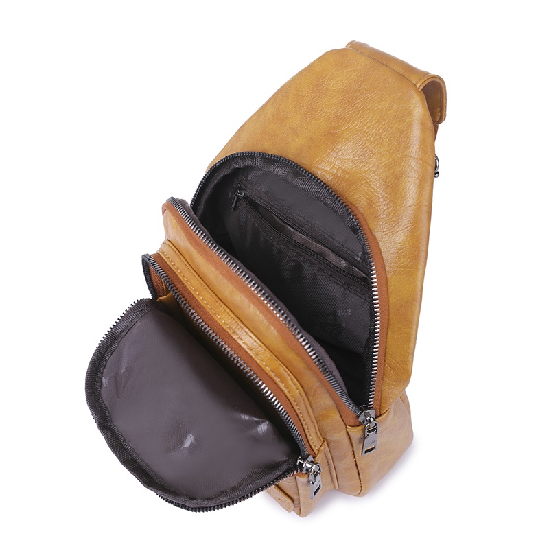 Túi Đeo Chéo Chất Liệu Da Mềm Đính Đinh Tán Phong Cách Retro Cho Nữ