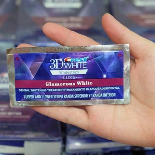Dán Trắng Răng Crest Mix giữa Glamorous White và 1 hour