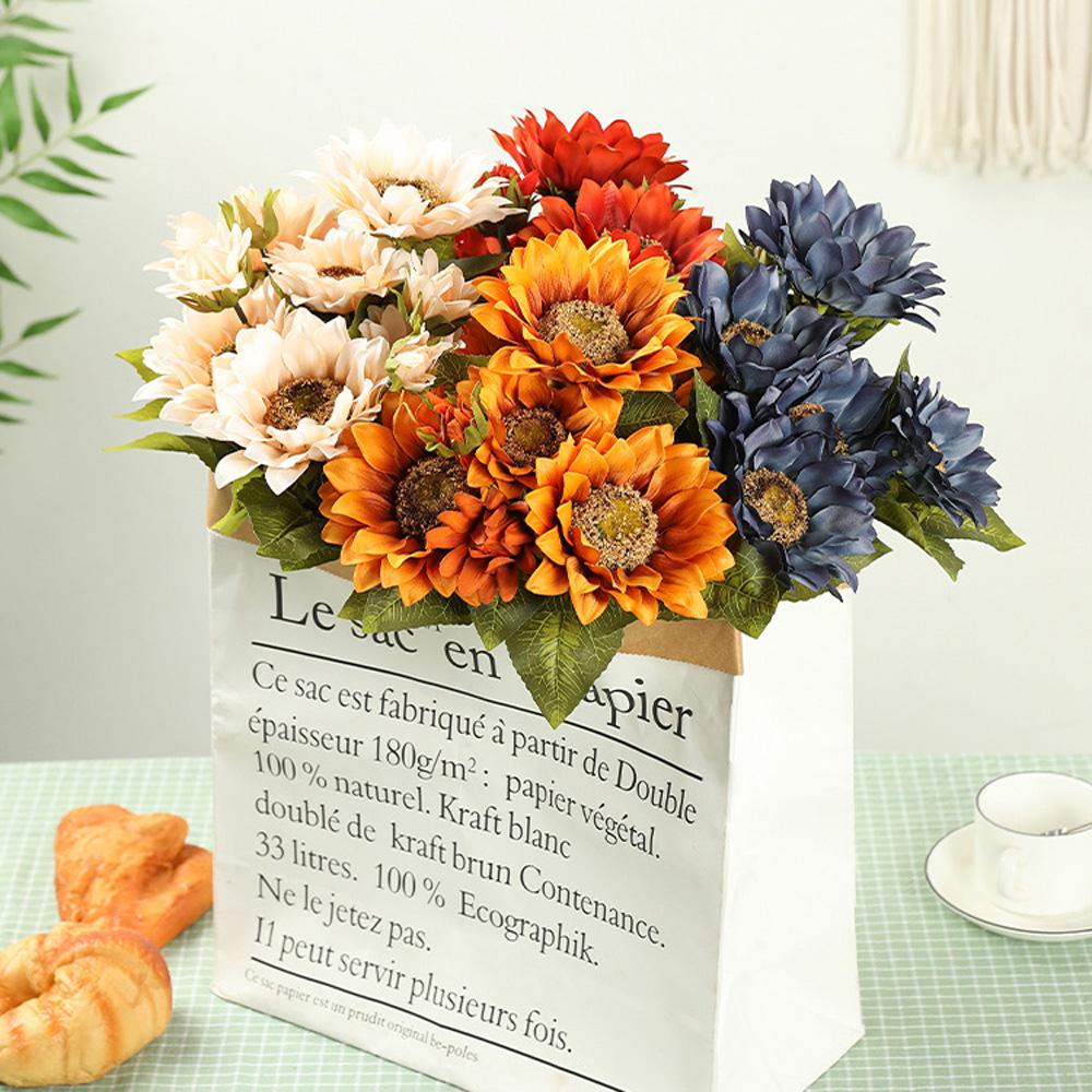 Bó Hoa Thật Nhân Tạo Phong Cách Vintage Dùng Trang Trí Tiệc