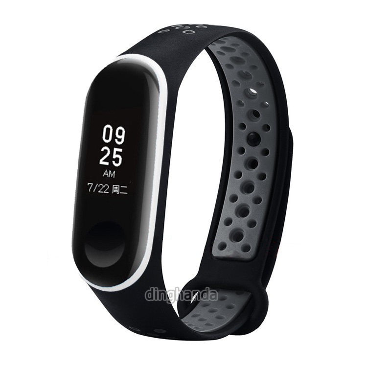 Dây đeo silicone mềm phong cách thể thao dành cho đồng hồ thông minh Xiaomi Mi Band