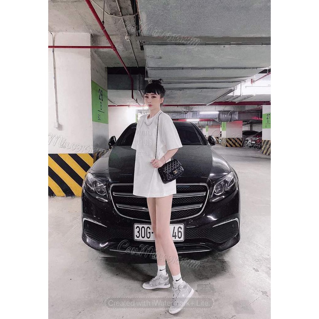 Áo Phông Cổ Phối Xích Logo Dập Phồng Siêu Hot