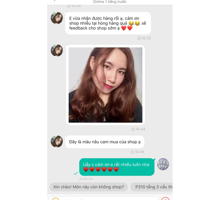 Thuốc nhuộm màu nâu cam kèm trợ dưỡng găng tay