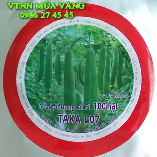 HẠT GIỐNG TRÁI MƯỚP HƯƠNG LAI TAKA 07  trái rất thơm GÓI KHOẢNG 100 HẠT